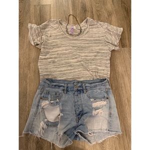 Grey casual top